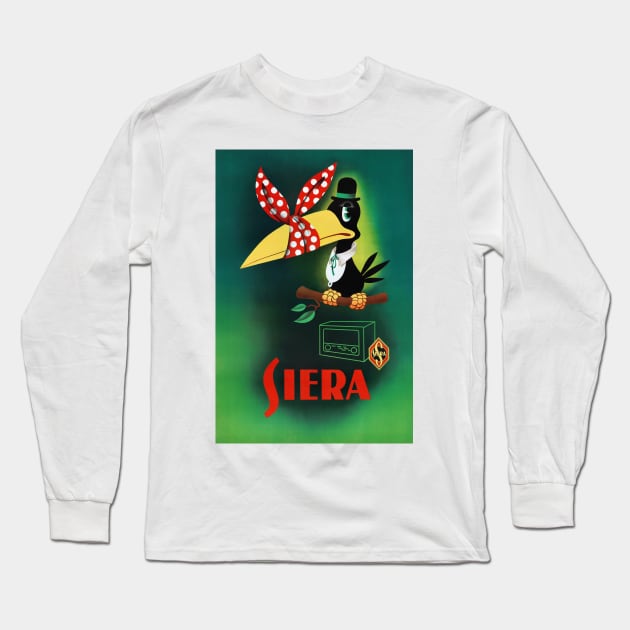 Vintage Travel Poster The Netherlands Siera Long Sleeve T-Shirt by vintagetreasure